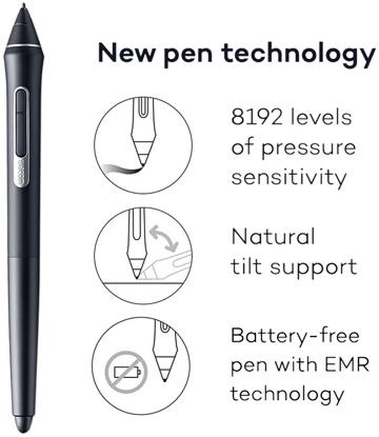 Alt view image 4 of 6 - Wacom Cintiq Pro 24 Creative Pen and Touch Display - 4K Graphic Drawing Monitor with 8192 Pen Pressure and 99% Adobe RGB (DTH2420K0), Black