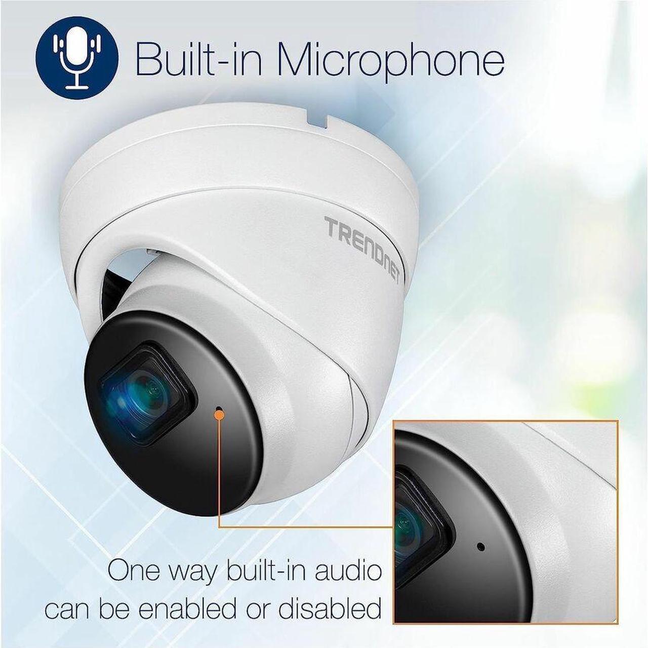 Alt view image 8 of 13 - TRENDnet TV-IP1515PI Indoor/Outdoor 5MP H.265 WDR PoE IR Fixed Turret Network Camera, TV-IP1515PI