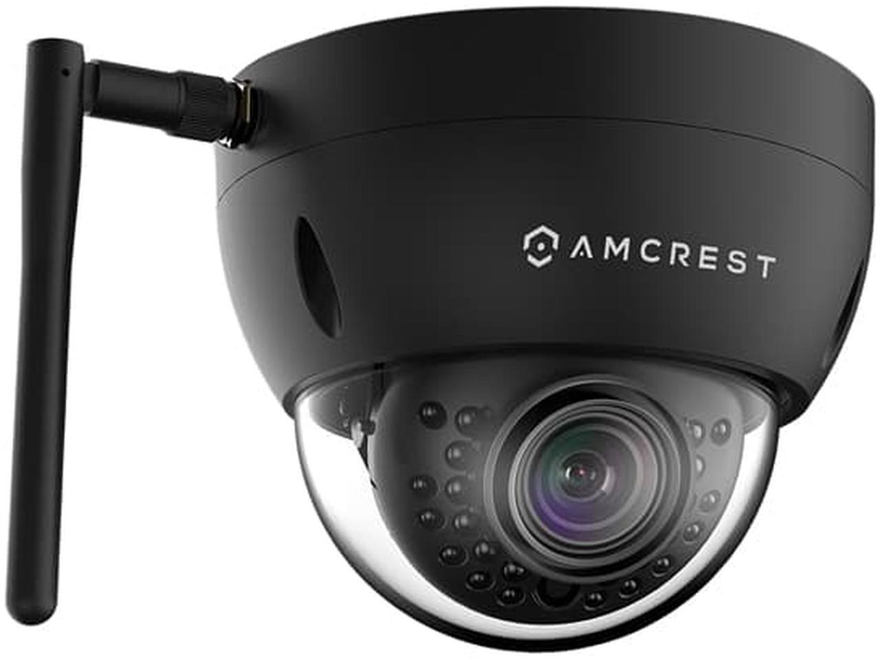 Alt view image 3 of 6 - Amcrest ProHD Fixed Outdoor 3-Megapixel (2304 x 1296P) Wi-Fi Vandal Dome IP Security Camera - IP67 Weatherproof, IK10 Vandal-Proof, 3MP (1080P/1296P), IP3M-956B (Black)