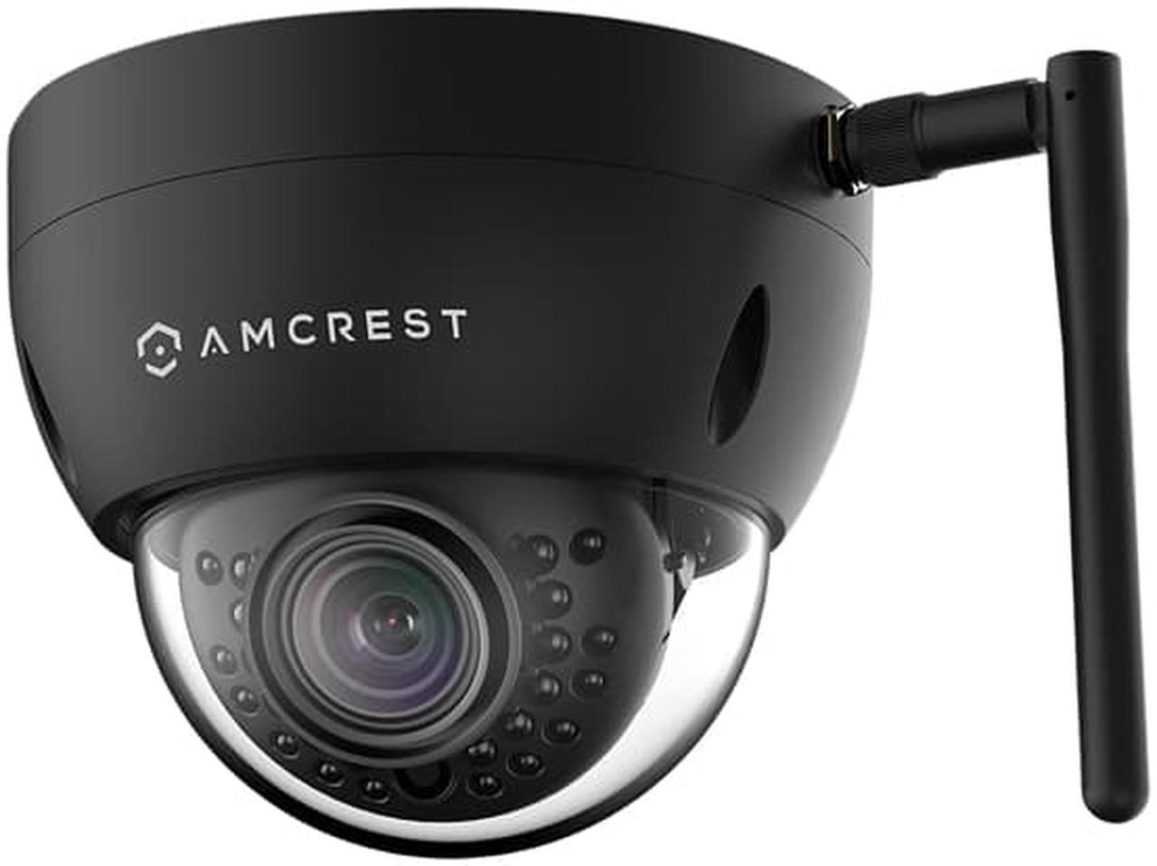 Alt view image 2 of 6 - Amcrest ProHD Fixed Outdoor 3-Megapixel (2304 x 1296P) Wi-Fi Vandal Dome IP Security Camera - IP67 Weatherproof, IK10 Vandal-Proof, 3MP (1080P/1296P), IP3M-956B (Black)