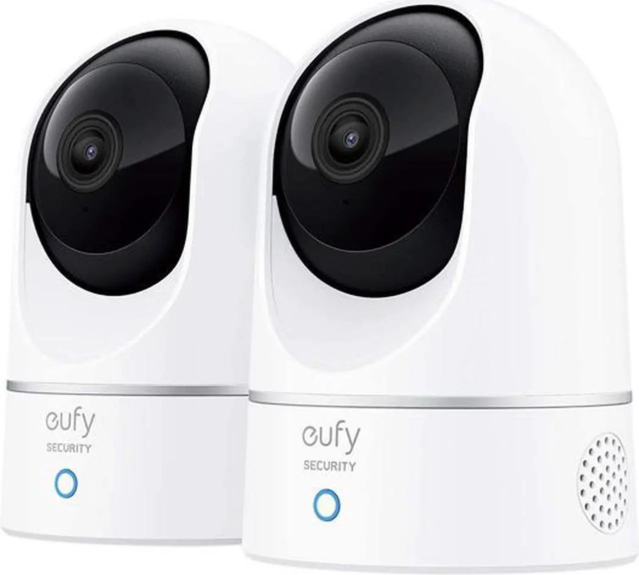 Main image of eufy Security Solo IndoorCam P24 2-Cam Kit, 2K Security Indoor Camera Pan & Tilt, Plug-in Camera with Wi-Fi, Human & Pet AI, Voice Assistant Compatibility, Motion Tracking, Homebase not Compatible