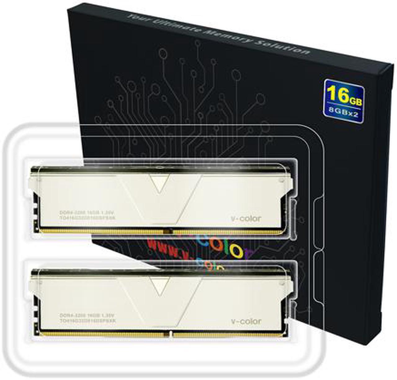 Alt view image 4 of 4 - V-color Skywalker Plus 32GB (2x16GB) DDR4 3200MHz (PC4-25600) SK Hynix IC Gaming Memory Model TO416G32D816DSPSXK