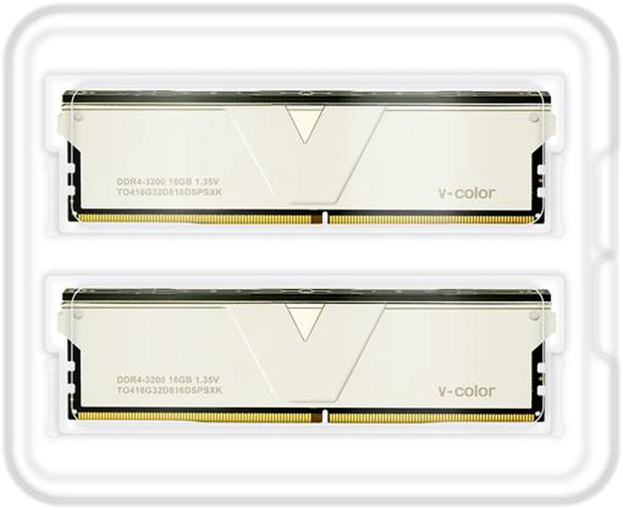 Alt view image 3 of 4 - V-color Skywalker Plus 32GB (2x16GB) DDR4 3200MHz (PC4-25600) SK Hynix IC Gaming Memory Model TO416G32D816DSPSXK