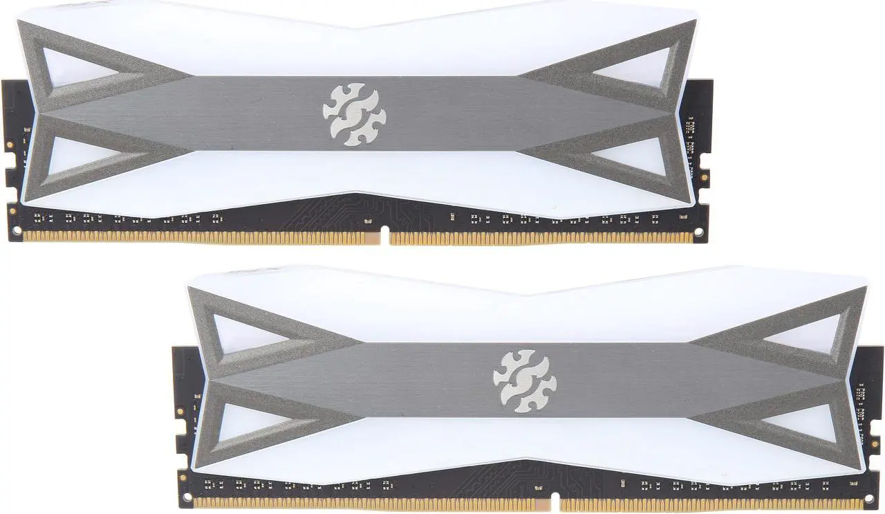 Alt view image 3 of 8 - XPG SPECTRIX D60G RGB Desktop Memory Series: 16GB (2x8GB) DDR4 3200MHz CL16 GREY