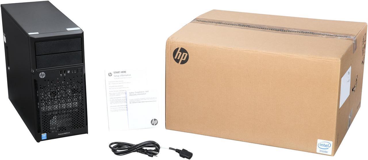 Alt view image 9 of 9 - HP ProLiant ML10 V2 Tower Server System i3-4150 3.5 GHz 8GB RAM 500GB SATA 7.2K