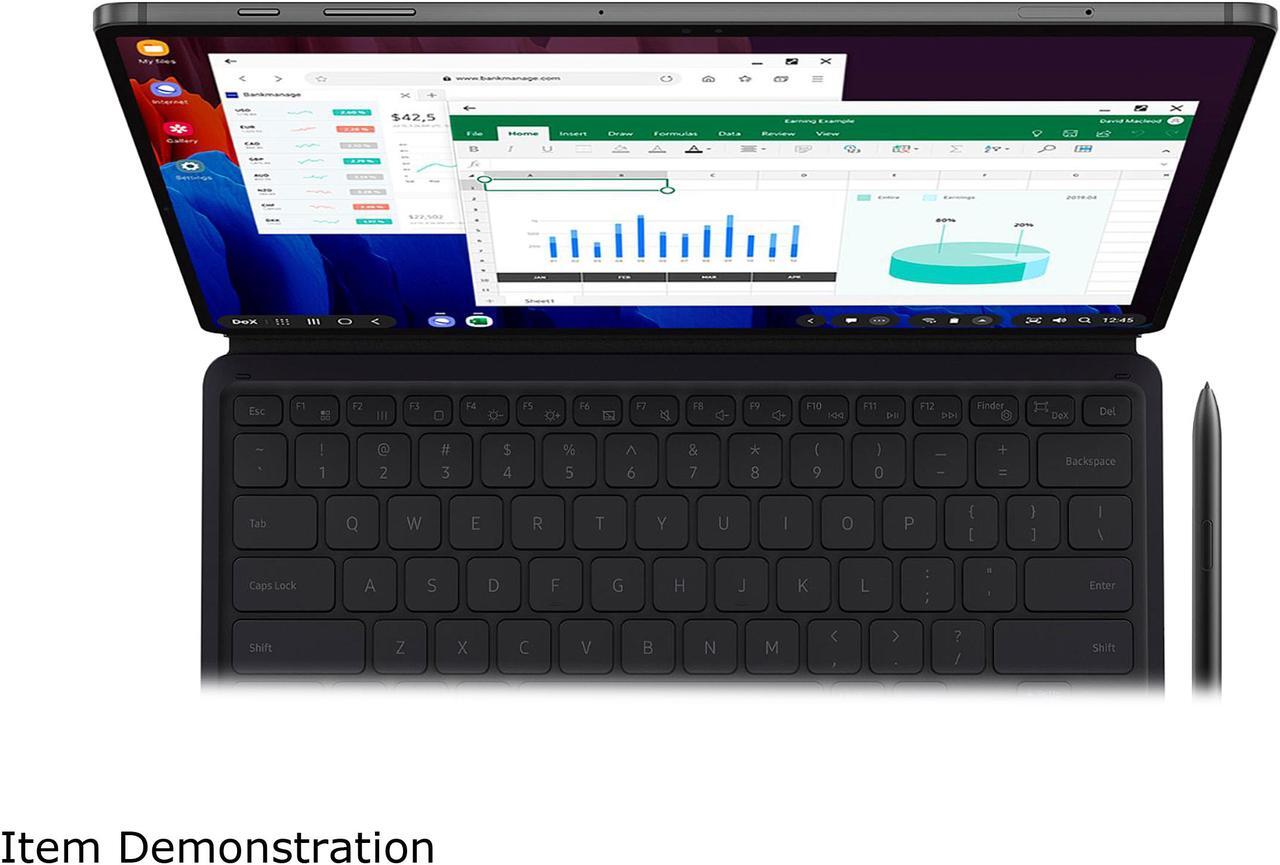 Alt view image 6 of 9 - Samsung Galaxy Tab S7 11" T870 128 GB Wi-Fi Tablet, With S Pen - Mystic Bronze