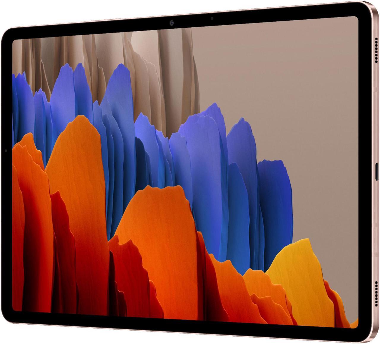 Alt view image 4 of 9 - Samsung Galaxy Tab S7 11" T870 128 GB Wi-Fi Tablet, With S Pen - Mystic Bronze