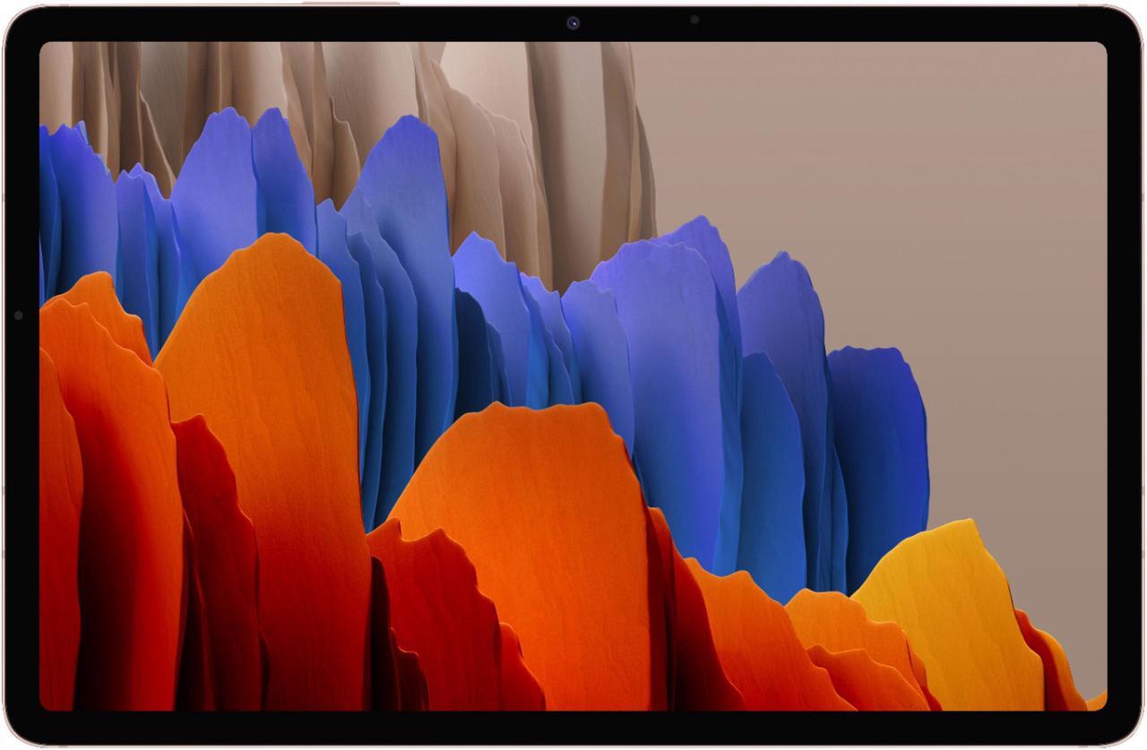Alt view image 2 of 9 - Samsung Galaxy Tab S7 11" T870 128 GB Wi-Fi Tablet, With S Pen - Mystic Bronze