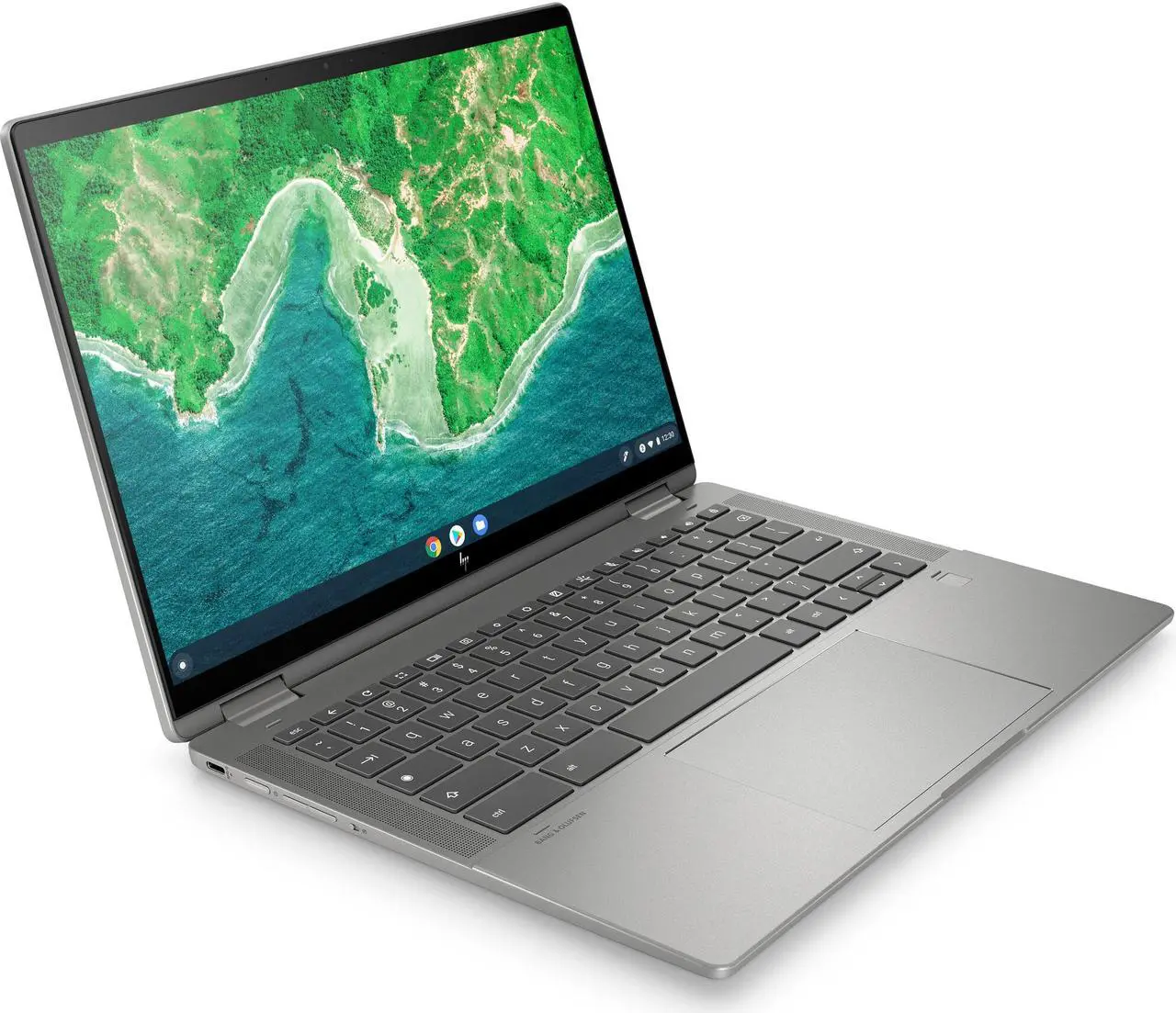 Alt view image 5 of 6 - HP Chromebook x360 14C-CD0013DX Intel Core i3-1215U 3.30GHz 8GB 128GB SSD 14" Touch (1920 x 1200) Chrome OS Mineral Silver