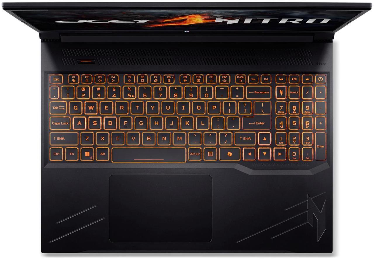 Alt view image 3 of 9 - Acer Nitro V ANV16-41-R5K2 16.0" WUXGA IPS AMD Ryzen 7 8845HS  NVIDIA GeForce RTX 4060 Laptop GPU (MGP 140W), 16GB DDR5, 1TB PCIe Gen 4 SSD, Window 11 Home