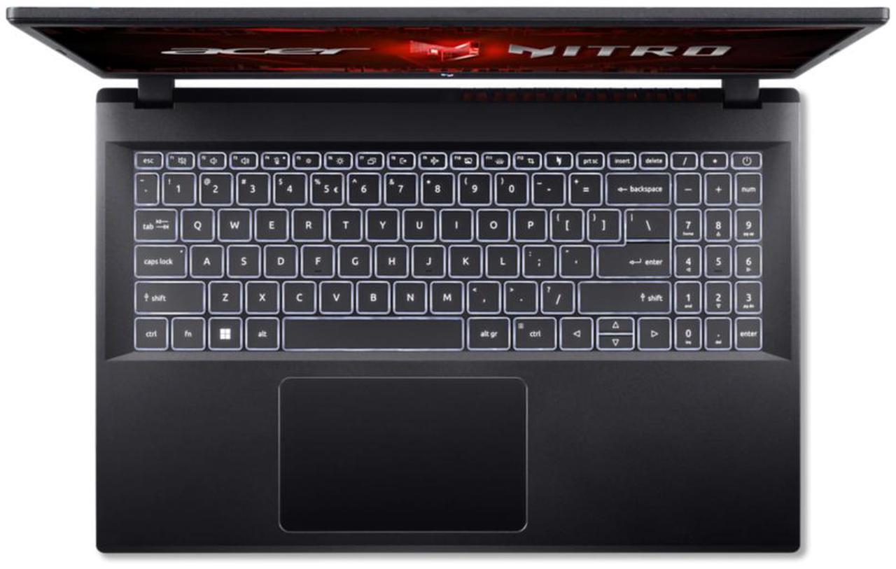 Alt view image 7 of 16 - Acer Nitro V 15.6" GeForce RTX 4060 Laptop GPU - Intel Core i7-13620H - 32GB DDR5 - 512GB PCIe SSD - Windows 11 Home Gaming Laptop (ANV15-51-77DQ)