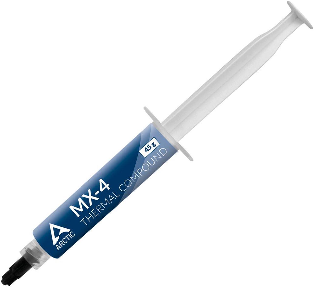 ARCTIC MX-4 -Thermal Compound Paste - Carbon Based High Performance - Heatsink Paste - Thermal Compound CPU for All Coolers, Thermal Interface Material - High Durability - 45 Grams