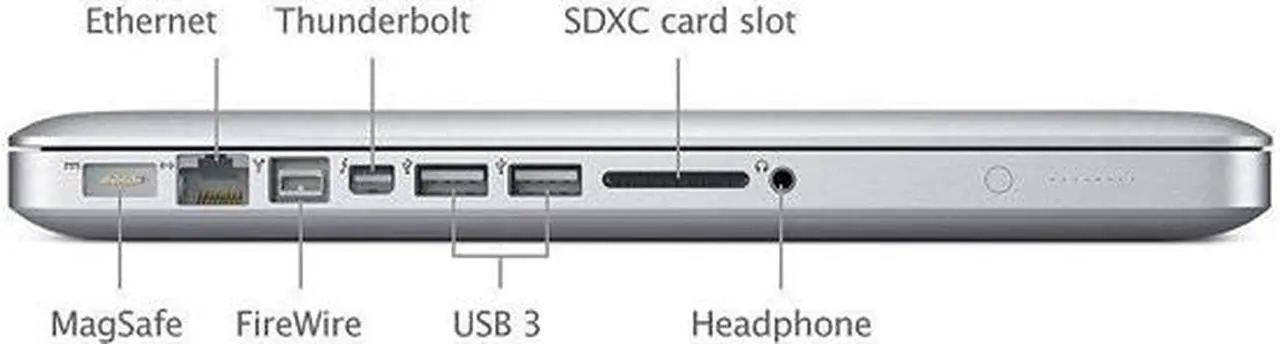 Alt view image 5 of 5 - Apple MacBook Pro Laptop Core i5 2.5GHz 4GB RAM 500GB HDD 13" Silver MD101LL/A (2012) - Good Condition
