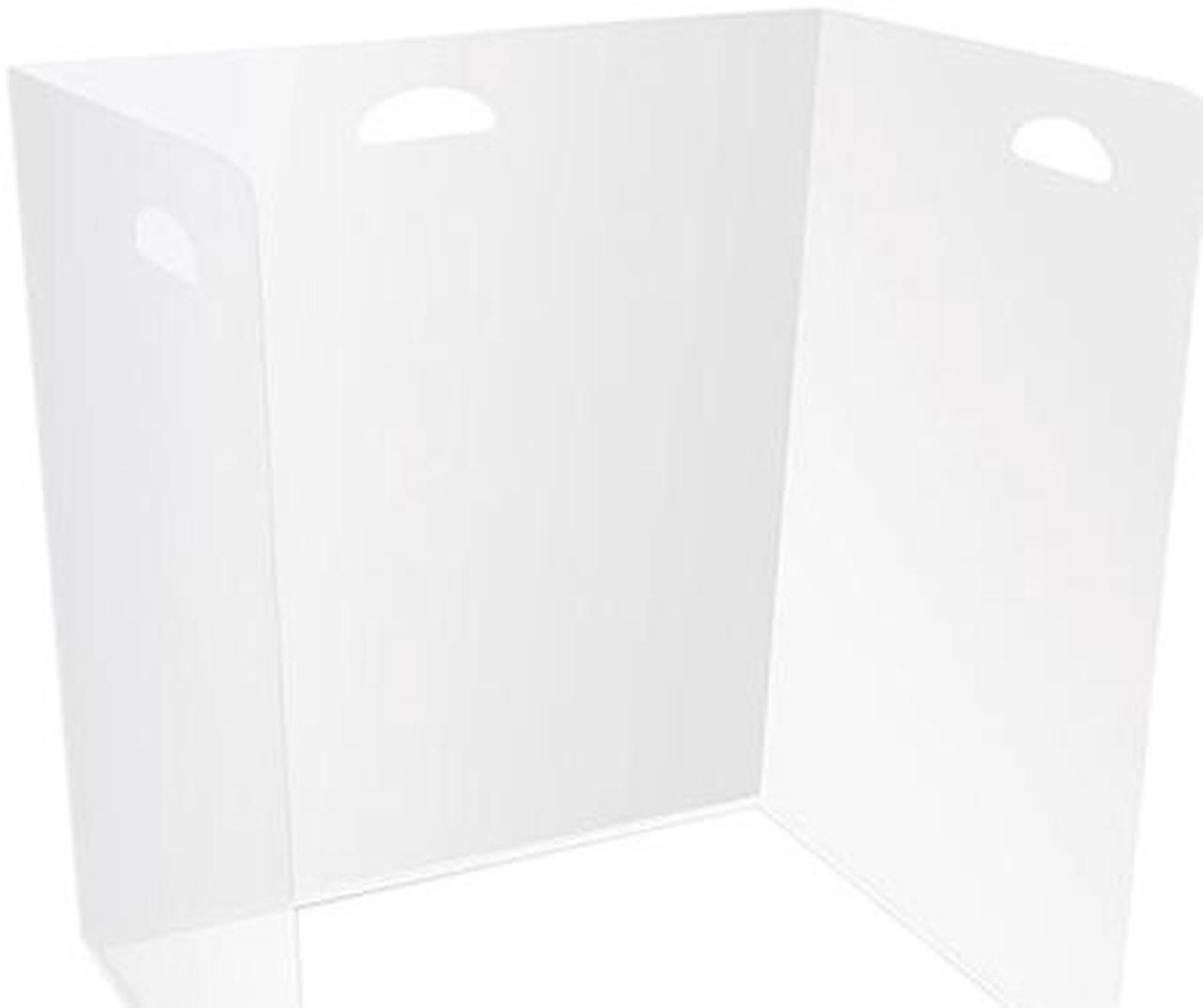 Main image of Deflecto Lightweight Desktop Barriers Polypropylene Clear 10/Carton PSBPP