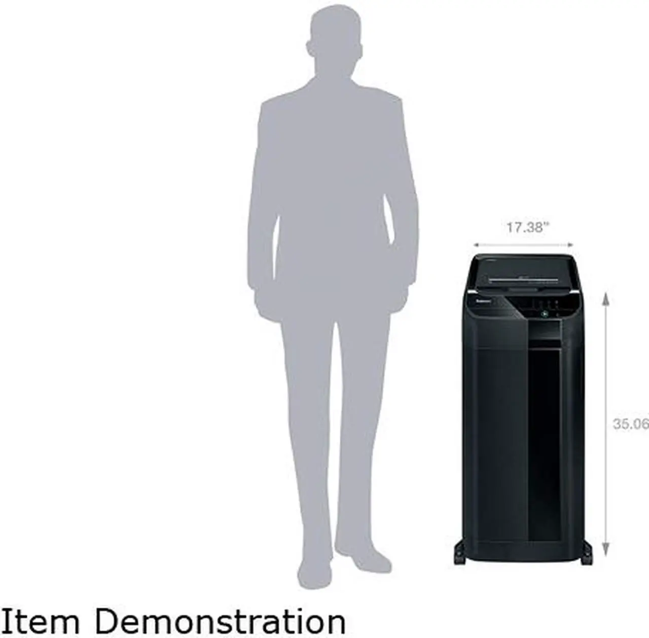 Alt view image 3 of 3 - Fellowes - 4963001 - Fellowes AutoMax 550C Auto Feed Shredder - Continuous Shredder - Cross Cut - 550 Per Pass - for