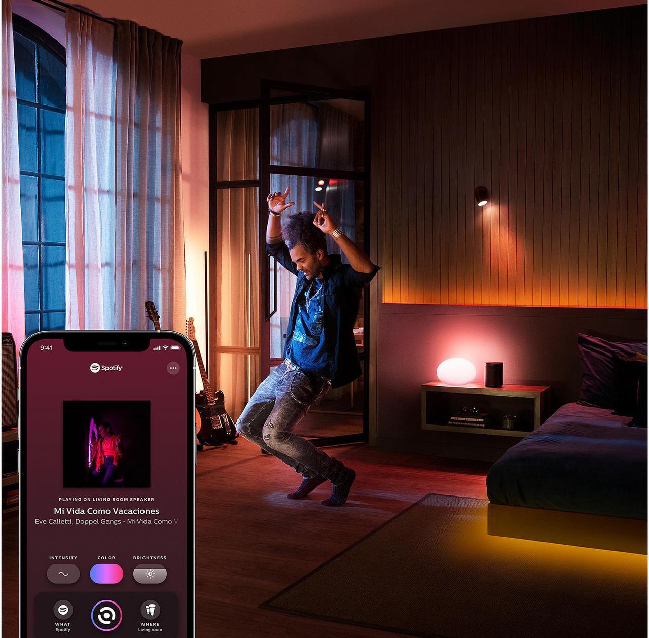 Alt view image 10 of 11 - Philips Hue Play Ambiance Smart LED Bar Light - White