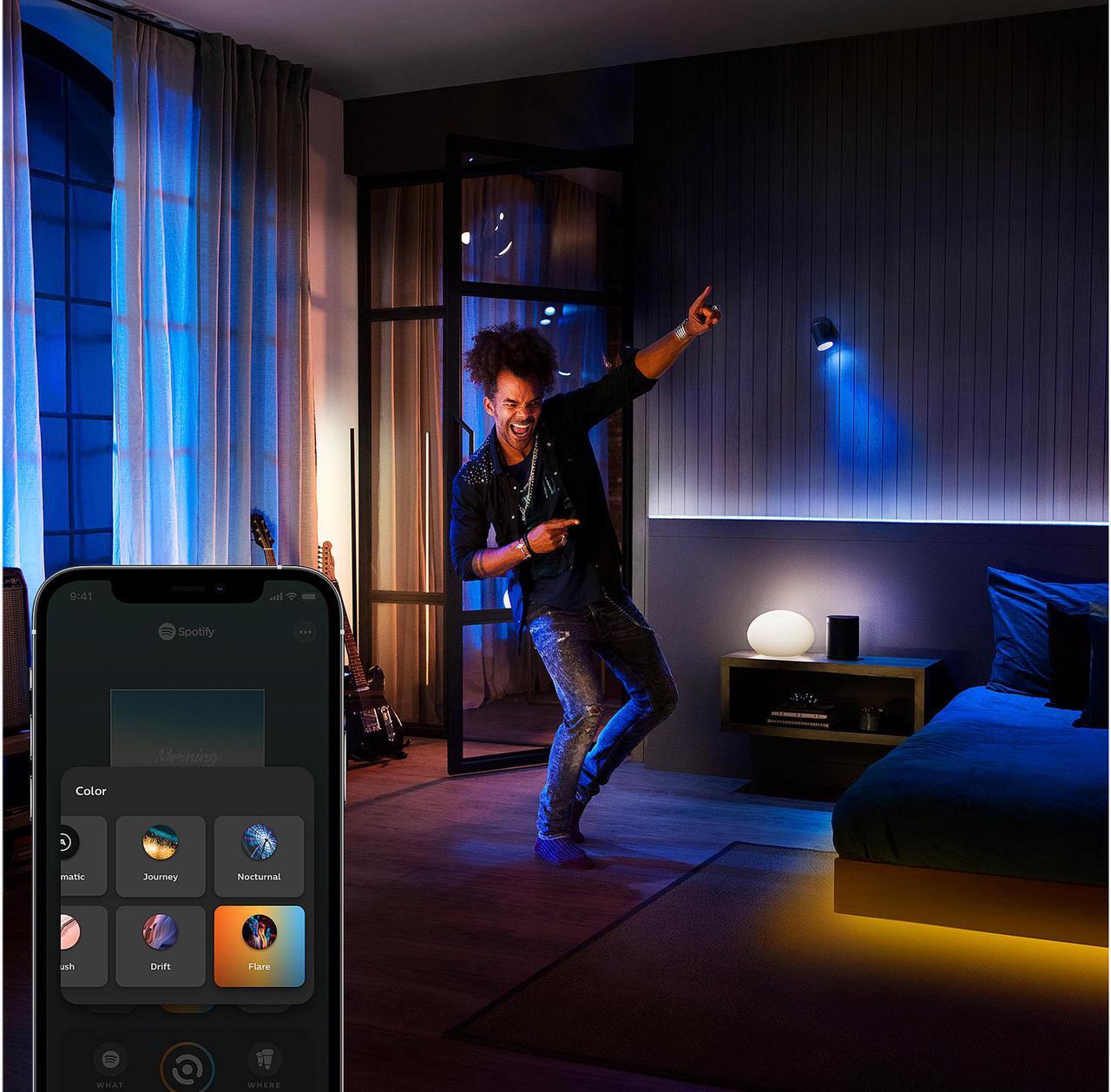 Alt view image 11 of 11 - Philips Hue Play Ambiance Smart LED Bar Light - White