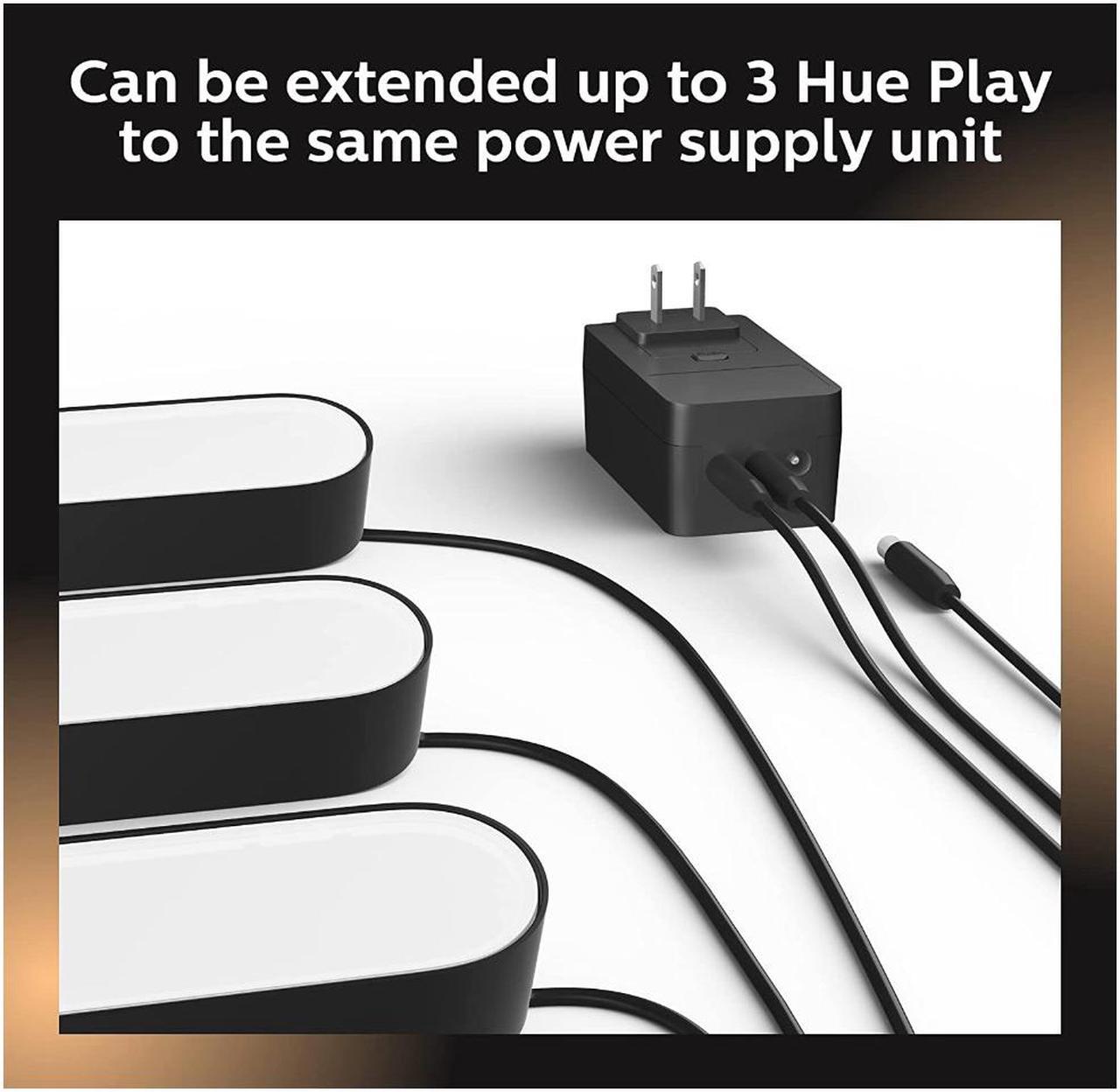 Alt view image 10 of 10 - Philips Hue Play White & Color Ambiance LED Bar Light Extension (Requires Hue LED Bar Light)