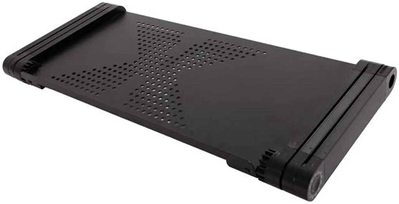 Alt view image 7 of 7 - Laptop Desk Foldable Table Stand Bed Tray with Extra Mouse Pad Side