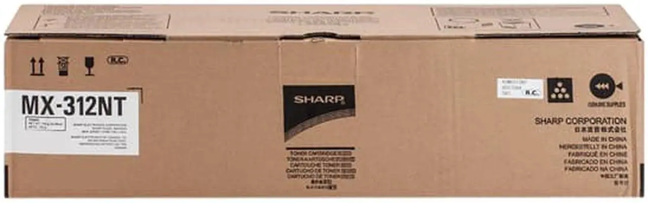 Sharp MX-312NT Original Toner Cartridge - Laser - 25000 Pages - Black - 1 Each - View #5