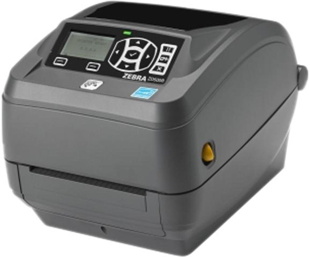 Zebra ZD500R 4" Desktop Thermal Transfer Label Printer, 300 dpi, USB, Serial, Centronics Parallel, Ethernet/802.11abgn & Bluetooth, RFID-UHF US/CA - ZD50043-T013R1FZ