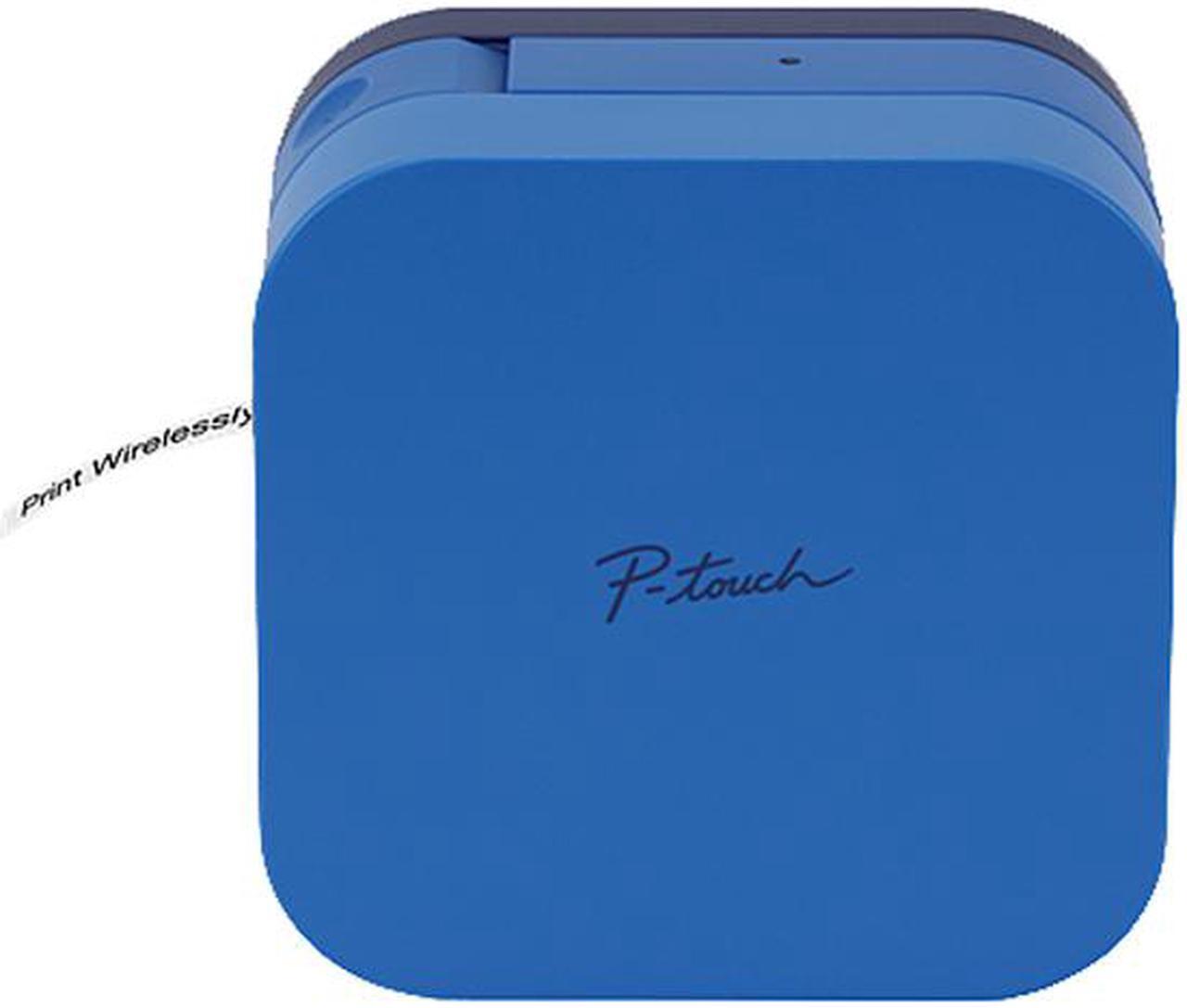 Main image of Brother P-touch CUBE PT-P300BTBU Smartphone Dedicated Label Maker, Bluetooth, Thermal Transfer, 180 dpi, 20mm./sec, Up to 2 Print Lines, Manual Cutter - Blue