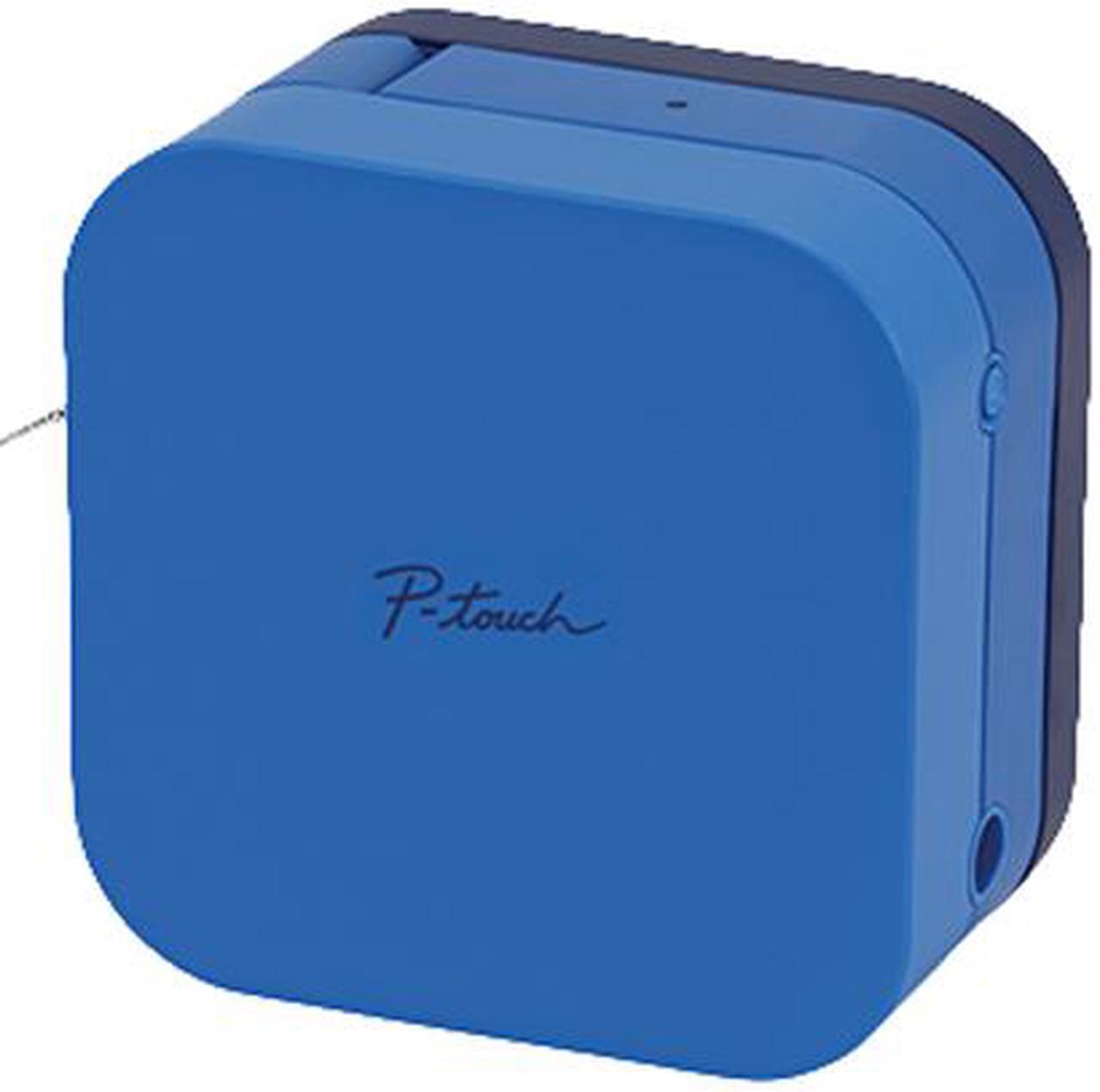 Alt view image 2 of 4 - Brother P-touch CUBE PT-P300BTBU Smartphone Dedicated Label Maker, Bluetooth, Thermal Transfer, 180 dpi, 20mm./sec, Up to 2 Print Lines, Manual Cutter - Blue