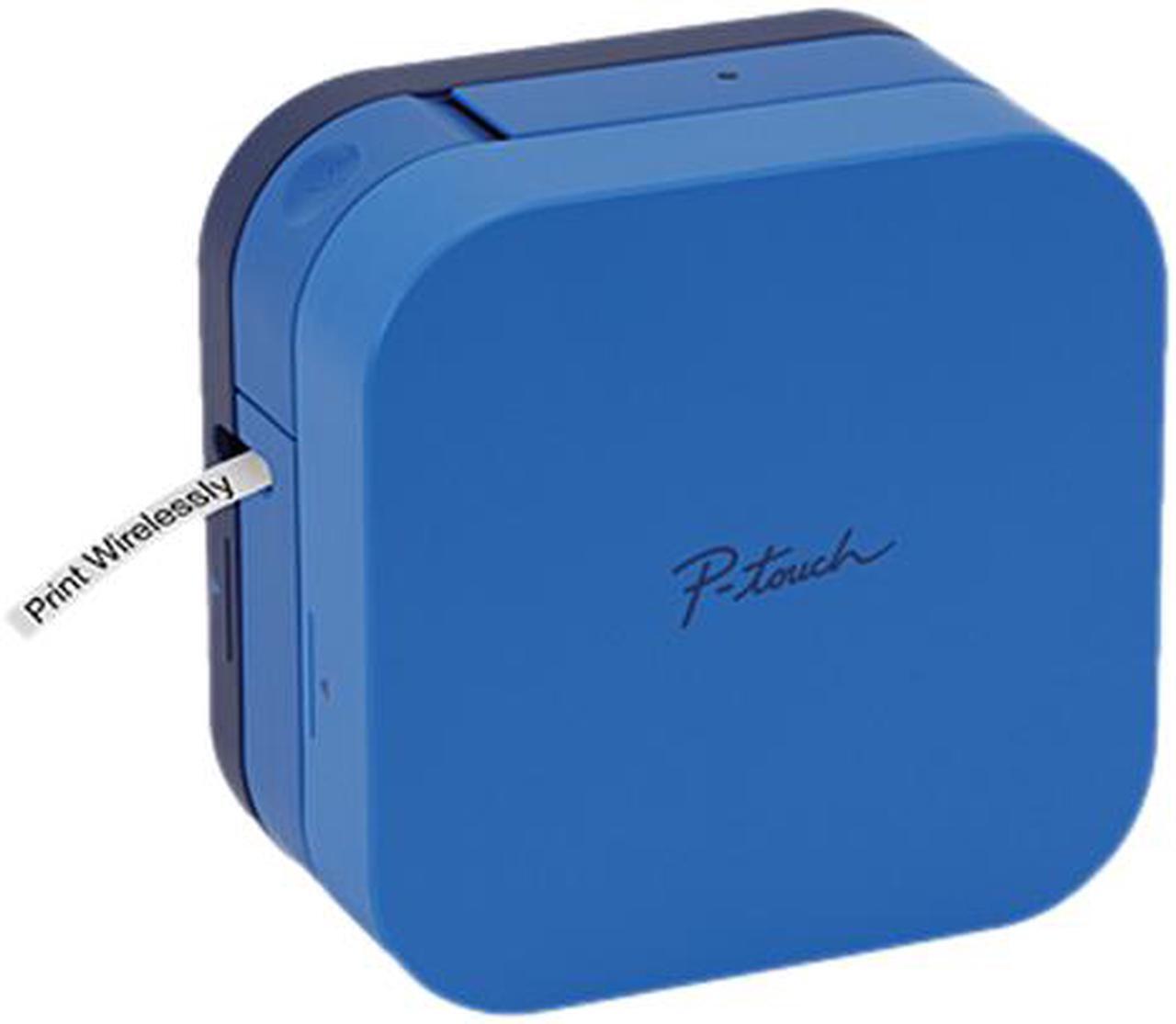 Alt view image 4 of 4 - Brother P-touch CUBE PT-P300BTBU Smartphone Dedicated Label Maker, Bluetooth, Thermal Transfer, 180 dpi, 20mm./sec, Up to 2 Print Lines, Manual Cutter - Blue