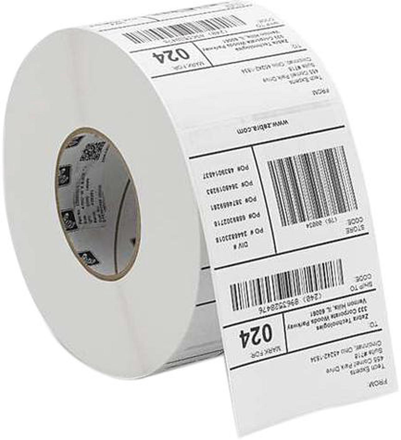 Zebra 10022982 Z-Ultimate 2000T Thermal Transfer Labels, 1" x 0.5", White - 1 Roll