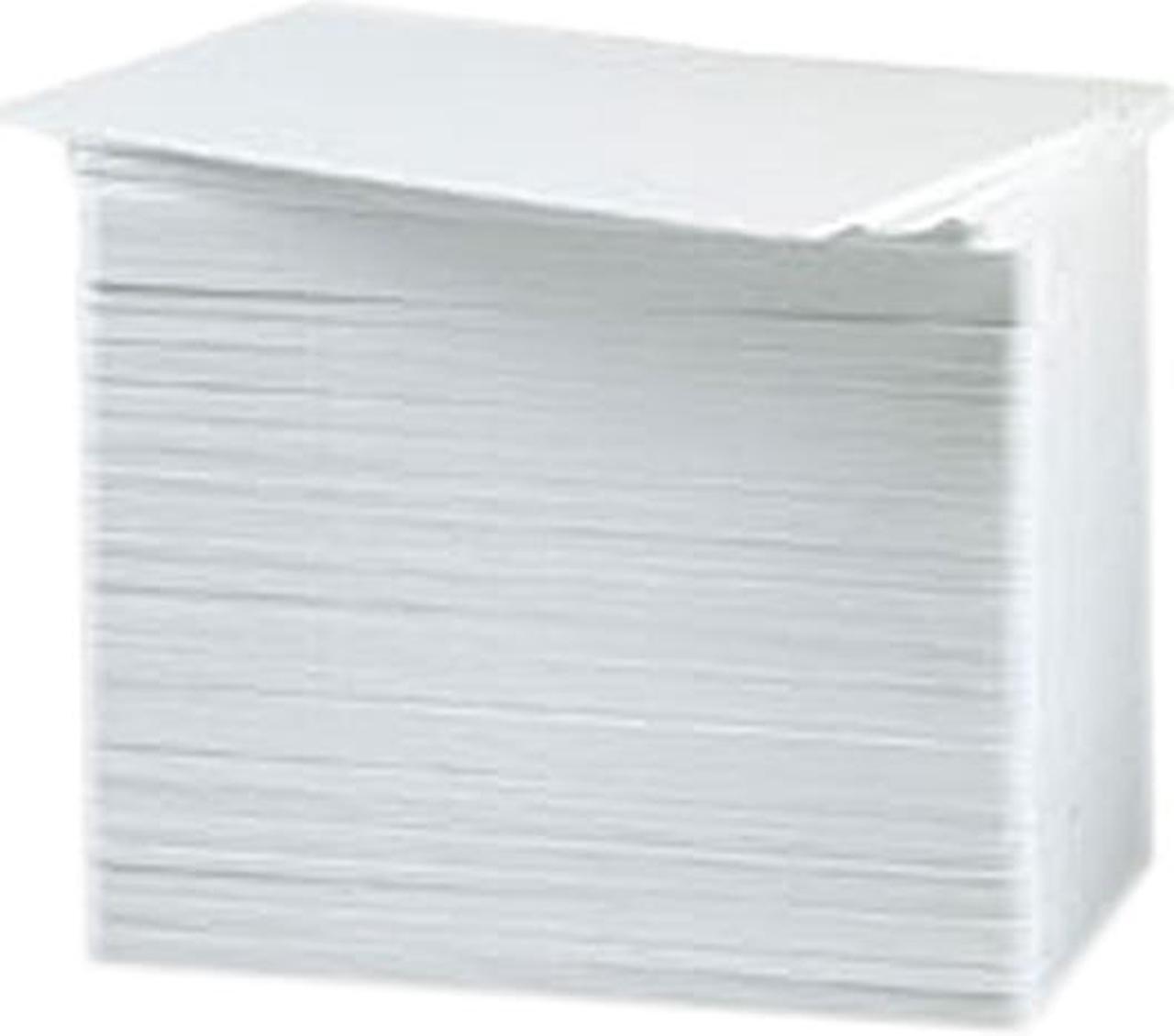 Alt view image 2 of 2 - EVOLIS C4001 PVC BLANK WHITE CARDS, 30 MIL, 5 PACKS OF 100 CARDS FOR EDIKIO ACCESS, FLEX AND DUPLEX PRINTERS