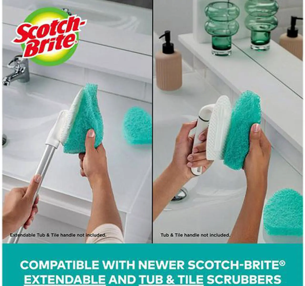 Alt view image 4 of 5 - Scotch-Brite Bath Scrubber Refill