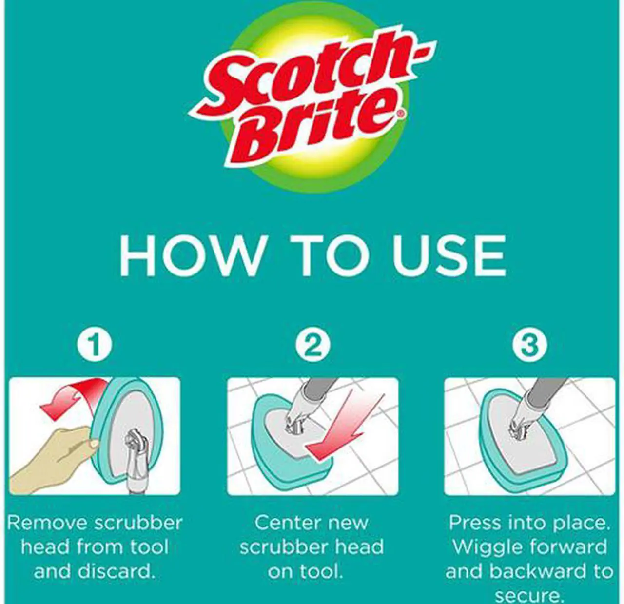 Alt view image 2 of 5 - Scotch-Brite Bath Scrubber Refill