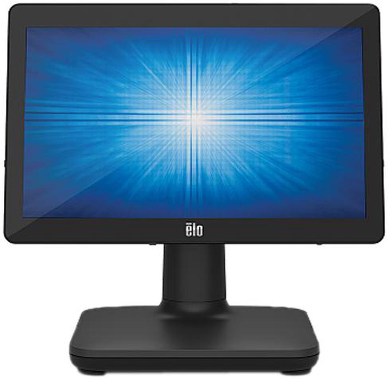 Elo E441968 EloPOS System, 15.6" 10-touch PCAP Display, i5, Win 10, 8GB, with Stand & I/O Hub - Black