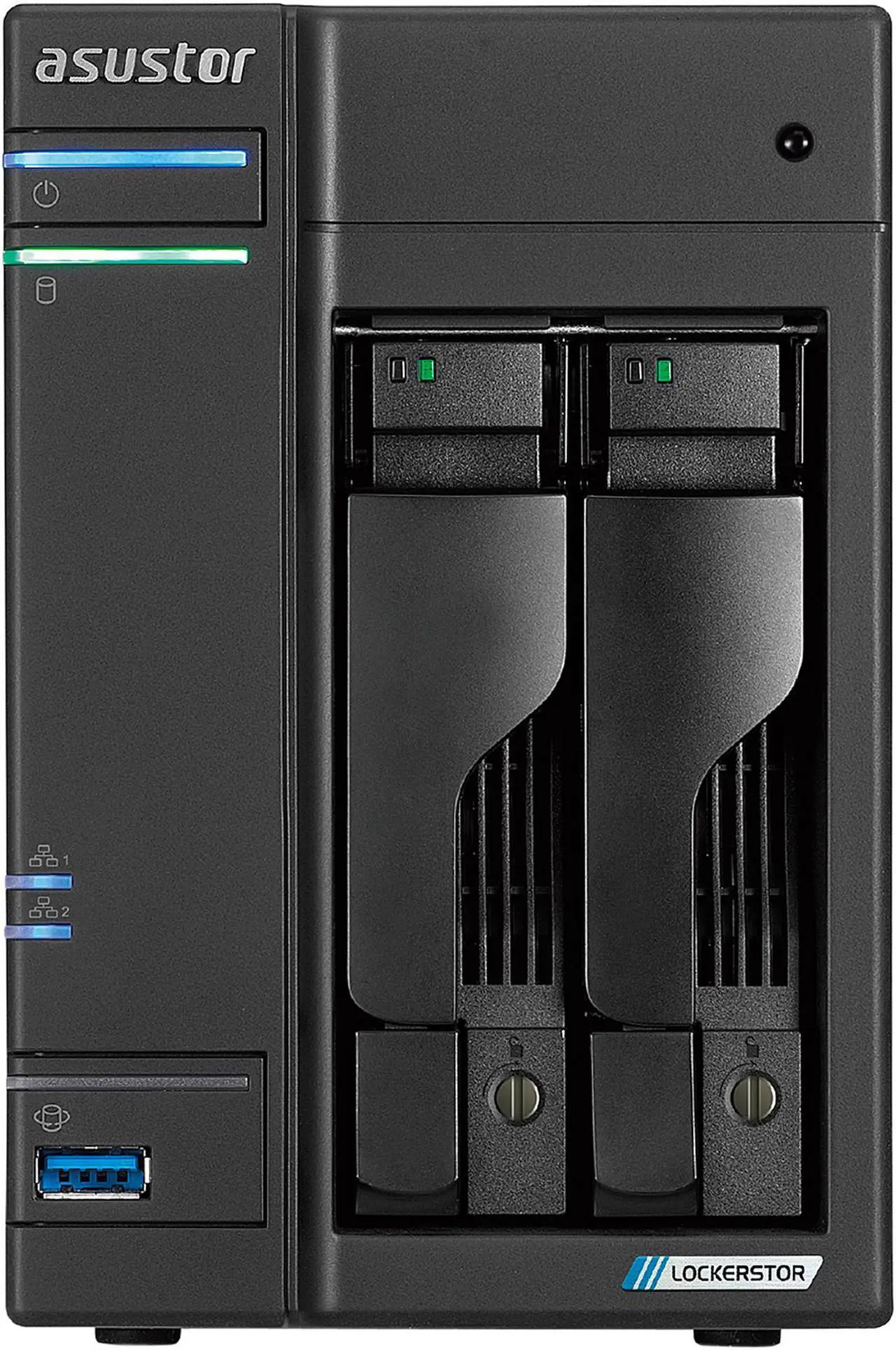 Main image of Asustor AS6602T 2 Bay Lockerstor 2 Desktop NAS (Diskless)