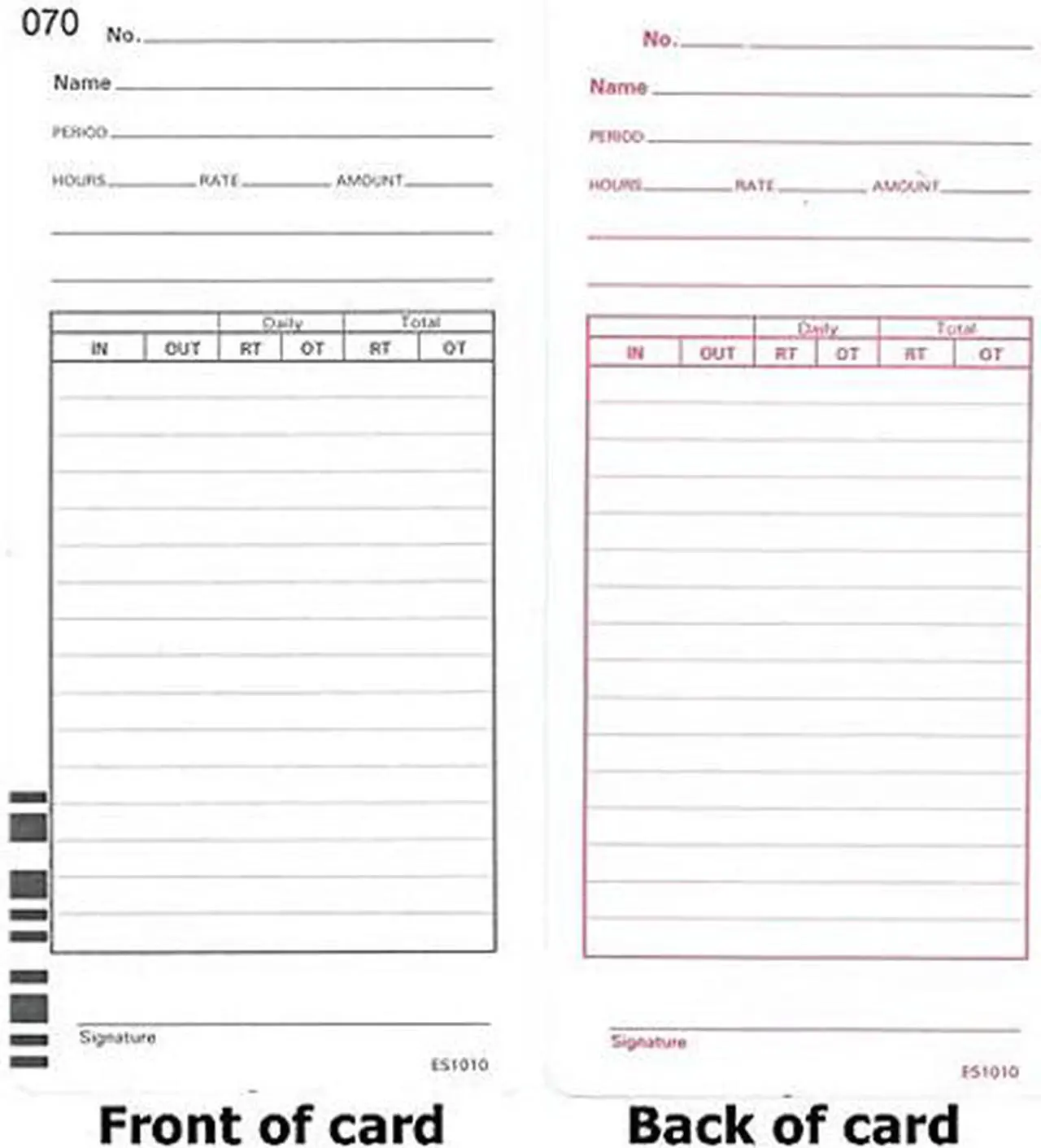 Main image of Acroprint Totalizing Payroll Recorder Time Cards