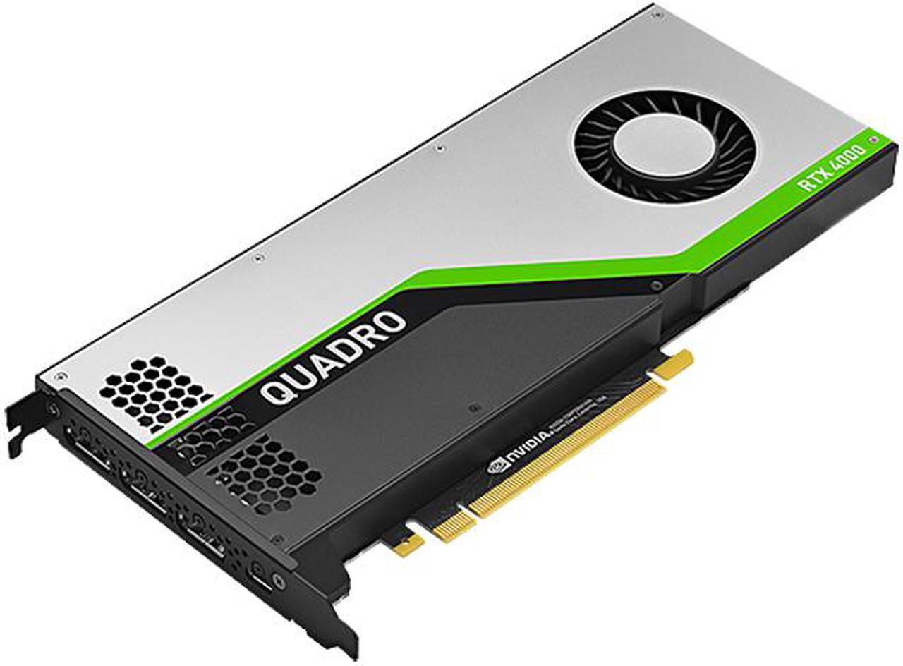 PNY Quadro RTX 4000 VCQRTX4000-PB 8GB GDDR6 PCI Express 3.0 x16 Video Cards - Workstation