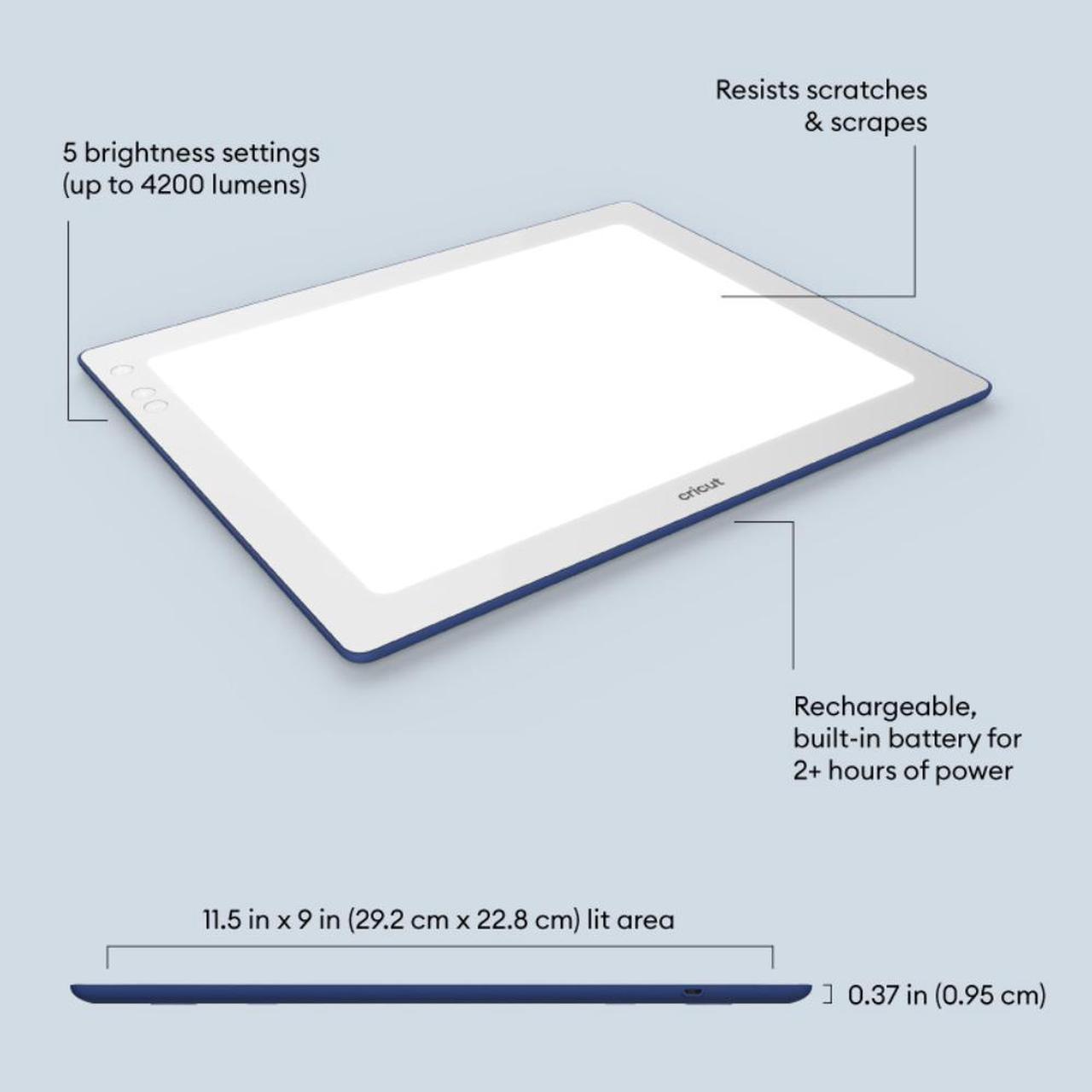 Alt view image 4 of 6 - Cricut BrightPad Go | Light Pad 13.5in?x11in?x0.37in 2007466