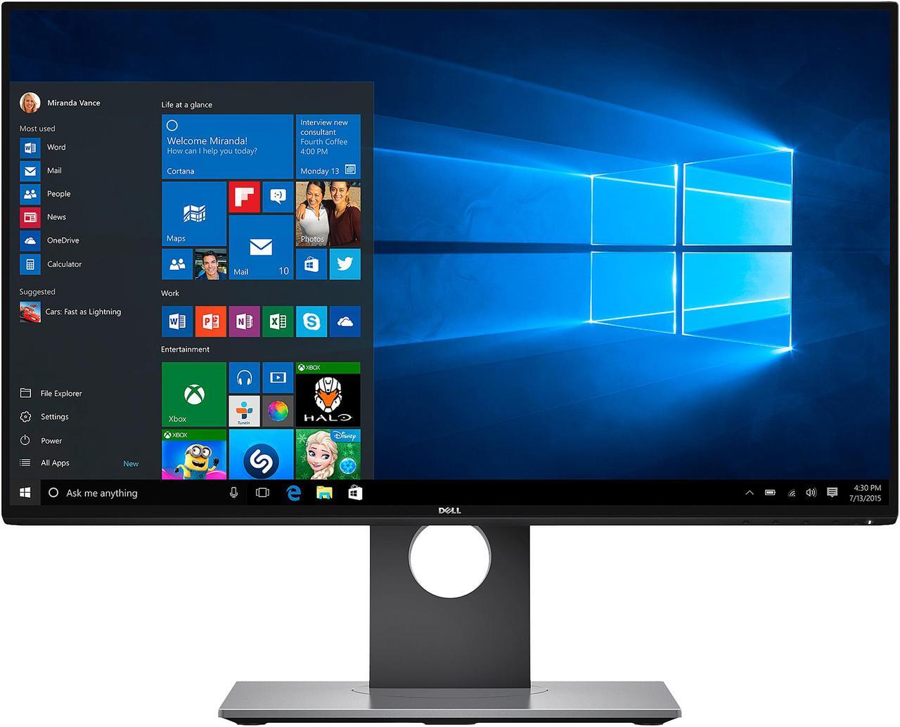 Main image of Dell UltraSharp U2417H 24" IPS 1080P, 8ms (GTG), DP, HDMI, USB, Tilt, Height Adjustable, Swivel, VESA Compatible