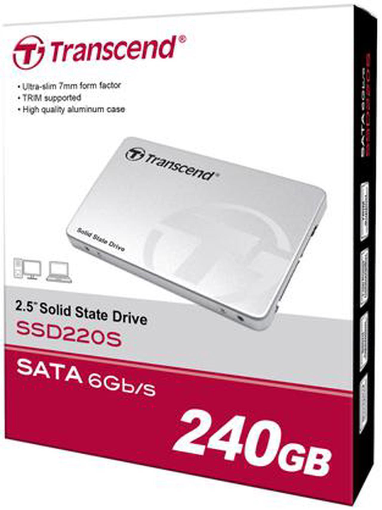 Alt view image 4 of 4 - Transcend 2.5" 240GB SATA III External Solid State Drive (SSD)