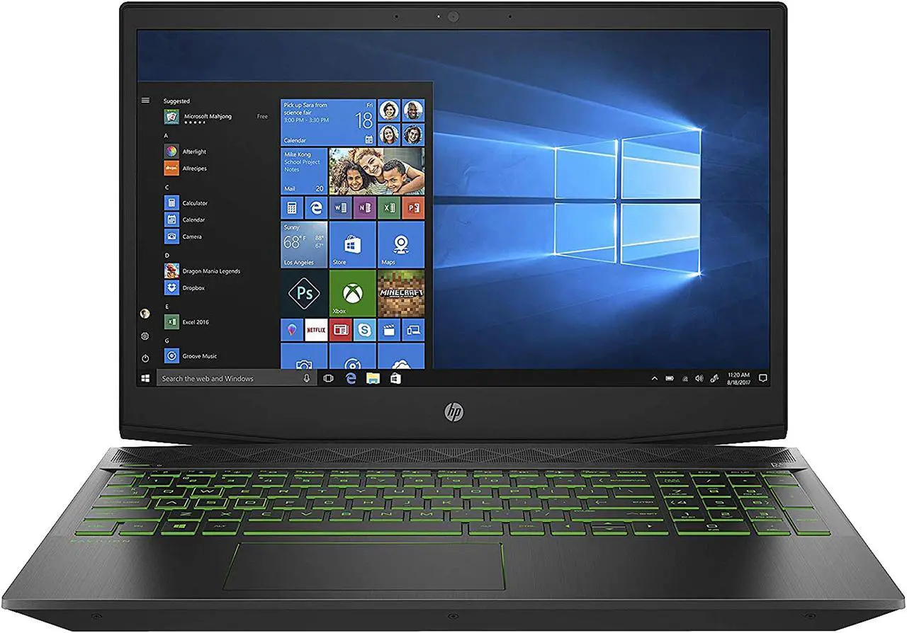 Main image of HP Pavilion 15-cx0030nr 15.6" IPS i5-8300H GTX 1050 Ti 8 GB Memory 128 GB SSD 1 TB HDD Windows 10 Home 64-bit Gaming Laptop