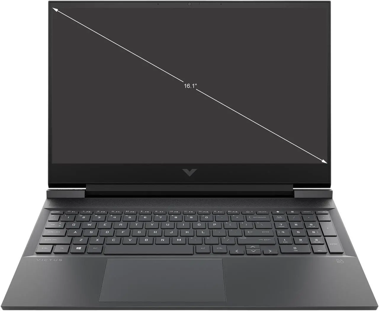 Alt view image 2 of 10 - HP Victus - 16.1" 60 Hz IPS - AMD Ryzen 5 5000 Series 5600 H (3.30GHz) - NVIDIA GeForce RTX 3050 Laptop GPU - 8 GB DDR4 - 512 GB PCIe SSD - Gaming Laptop (16-e0010nr)