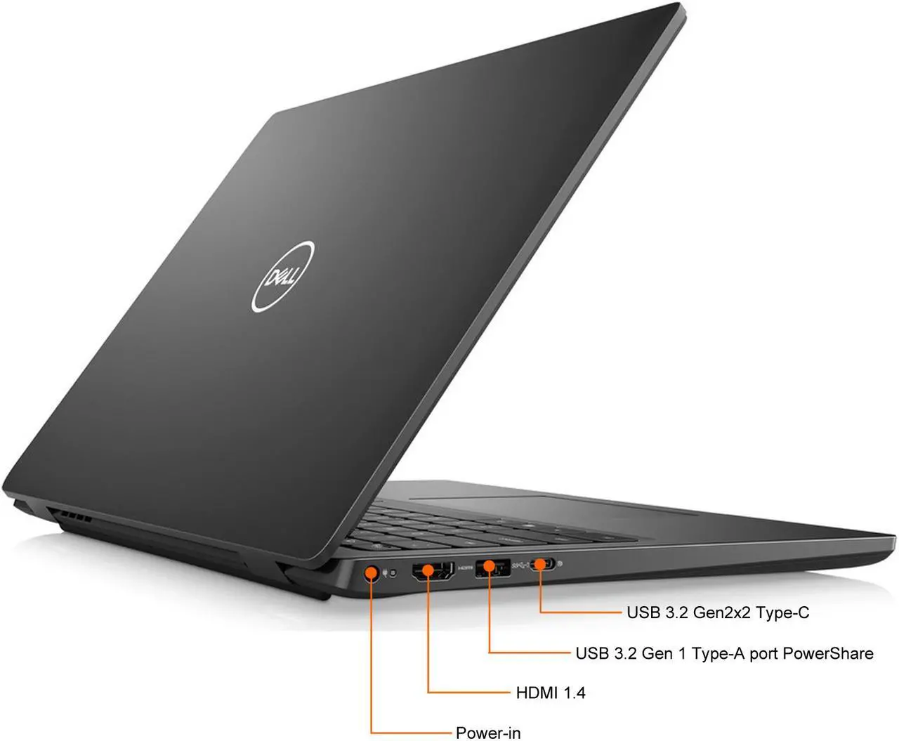 Alt view image 4 of 15 - Dell Latitude 3000 3420 14" Notebook - HD - 1366 x 768 - Intel Core i5 (11th Gen) i5-1135G7 Quad-core (4 Core) 2.40 GHz - 8 GB RAM - 256 GB SSD - Black - Windows 10 Pro - Intel Iris Xe Graphics -