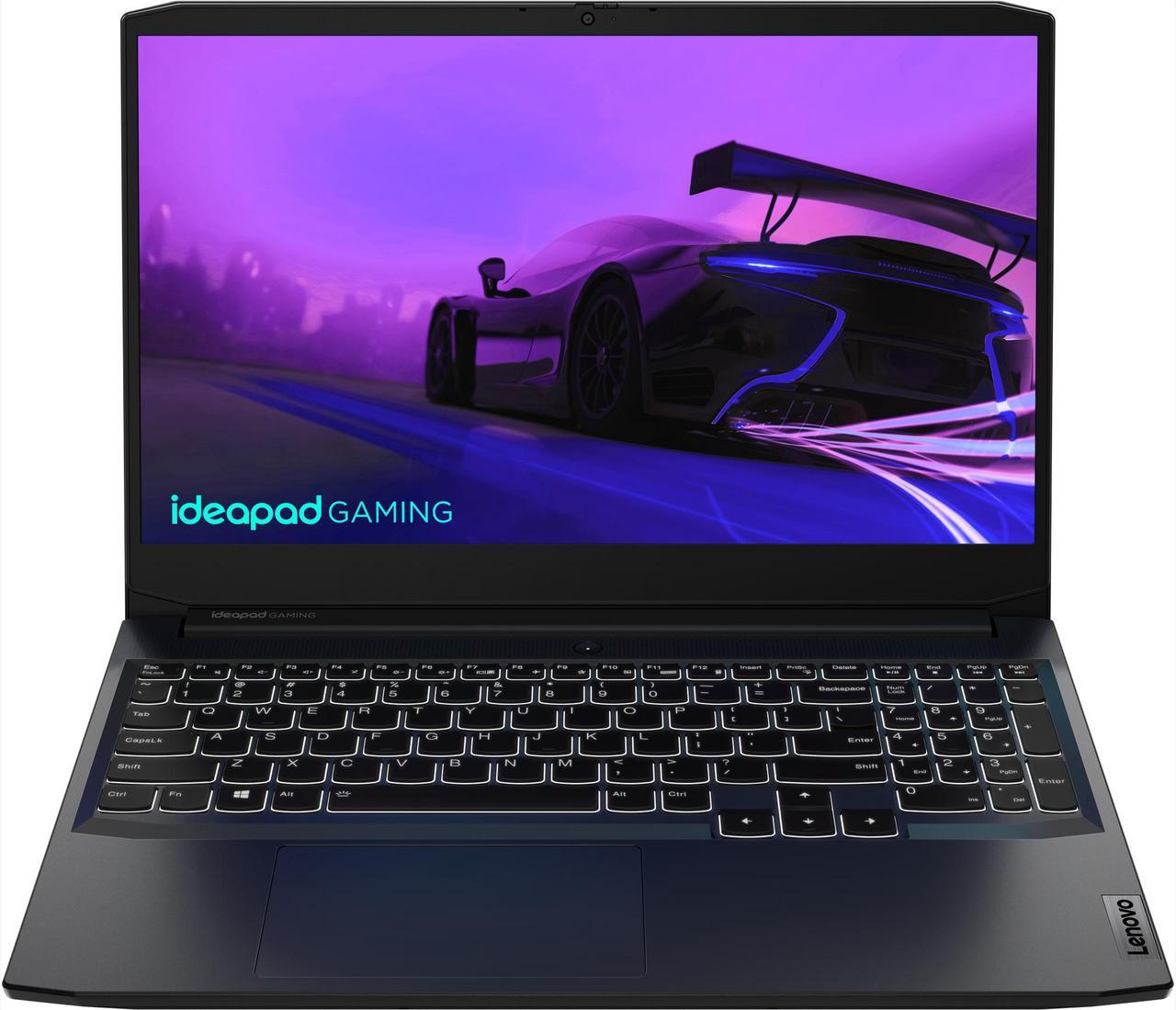 Main image of Lenovo IdeaPad Gaming 3 15IHU6 - 15.6" GeForce RTX 3050 Laptop GPU - Intel Core i5-11300H  - 8GB Memory - 256 GB PCIe SSD - Windows 11 Home 64-bit - Gaming Laptop - 120 Hz IPS (82K100LVUS )