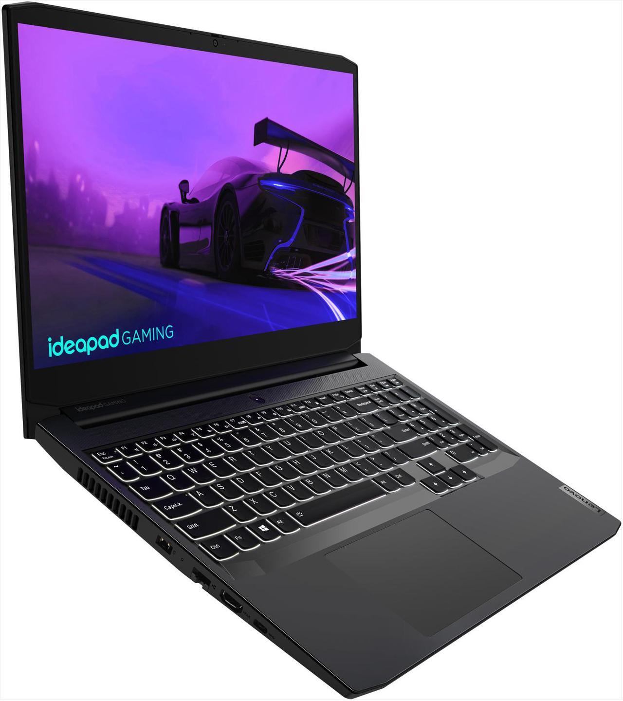 Alt view image 4 of 19 - Lenovo IdeaPad Gaming 3 15IHU6 - 15.6" GeForce RTX 3050 Laptop GPU - Intel Core i5-11300H  - 8GB Memory - 256 GB PCIe SSD - Windows 11 Home 64-bit - Gaming Laptop - 120 Hz IPS (82K100LVUS )