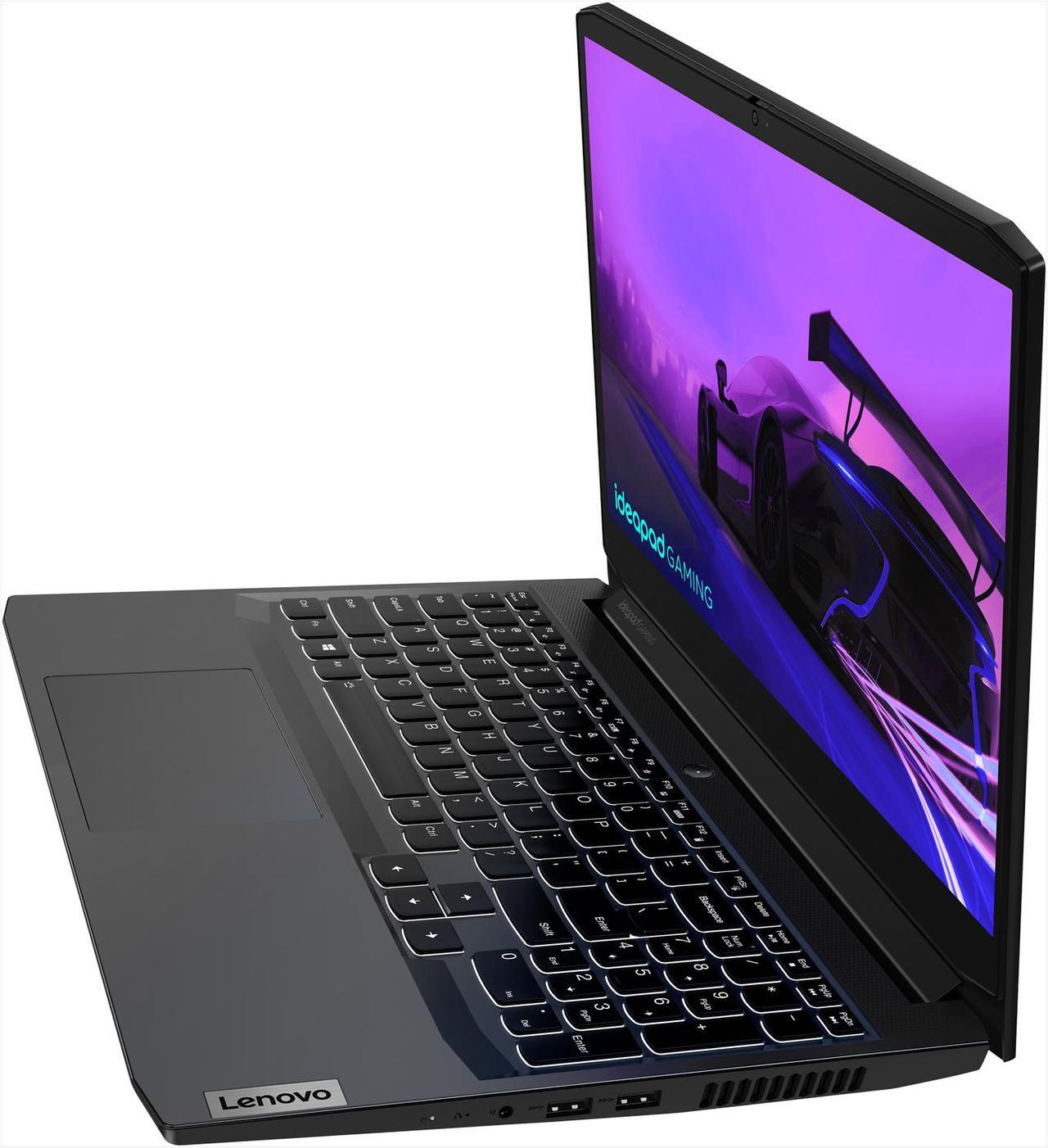 Alt view image 9 of 19 - Lenovo IdeaPad Gaming 3 15IHU6 - 15.6" GeForce RTX 3050 Laptop GPU - Intel Core i5-11300H  - 8GB Memory - 256 GB PCIe SSD - Windows 11 Home 64-bit - Gaming Laptop - 120 Hz IPS (82K100LVUS )