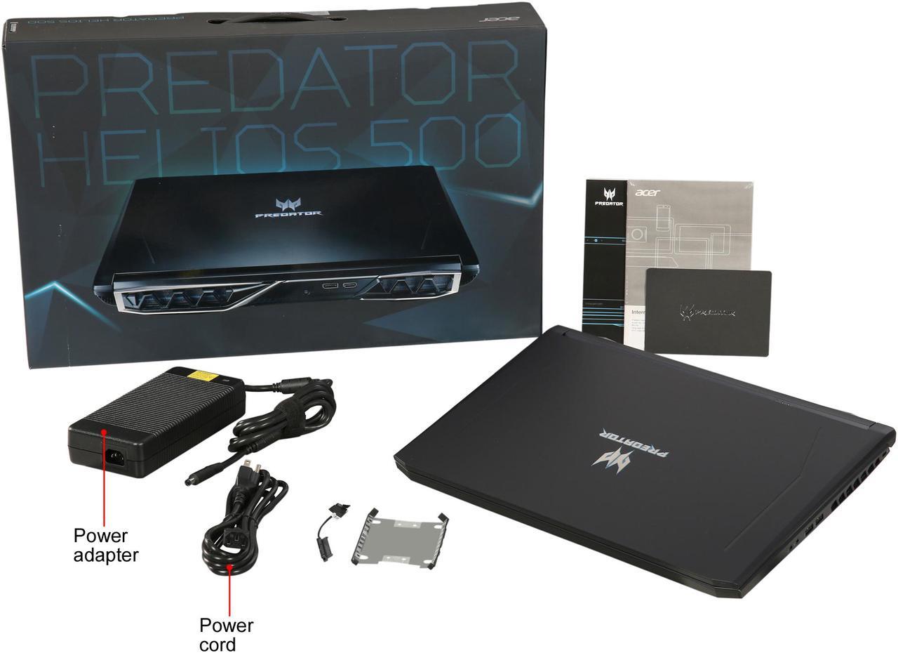 Alt view image 8 of 7 - Acer Predator Helios 500 PH517-61-R0GX 17.3" FHD IPS RX Vega 56 8 GB VRAM AMD Ryzen 7 2700 16 GB Memory 256 GB SSD Windows 10 Home Gaming Laptop
