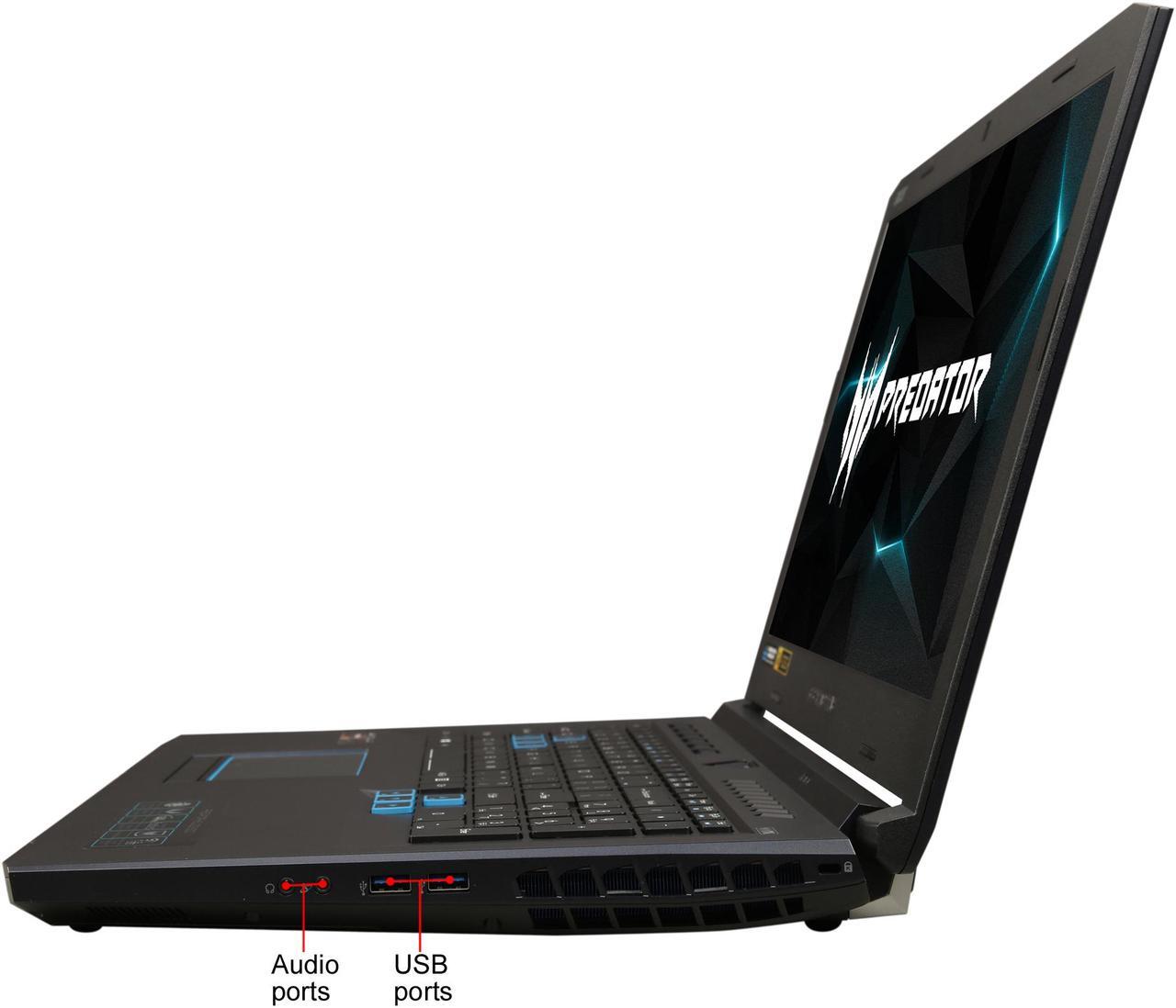 Alt view image 3 of 7 - Acer Predator Helios 500 PH517-61-R0GX 17.3" FHD IPS RX Vega 56 8 GB VRAM AMD Ryzen 7 2700 16 GB Memory 256 GB SSD Windows 10 Home Gaming Laptop