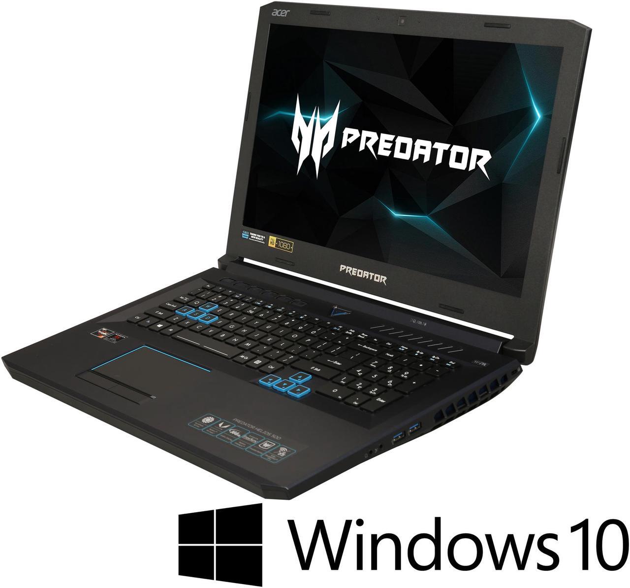Main image of Acer Predator Helios 500 PH517-61-R0GX 17.3" FHD IPS RX Vega 56 8 GB VRAM AMD Ryzen 7 2700 16 GB Memory 256 GB SSD Windows 10 Home Gaming Laptop