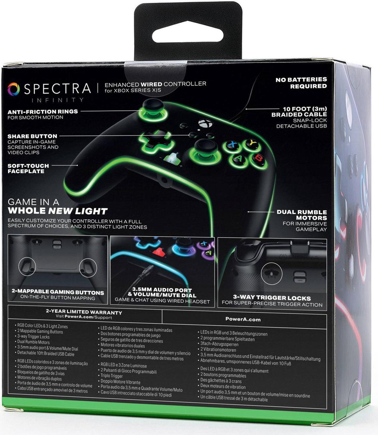 Alt view image 19 of 20 - PowerA Spectra Wired Controller for Xbox Series X/S (XBS)