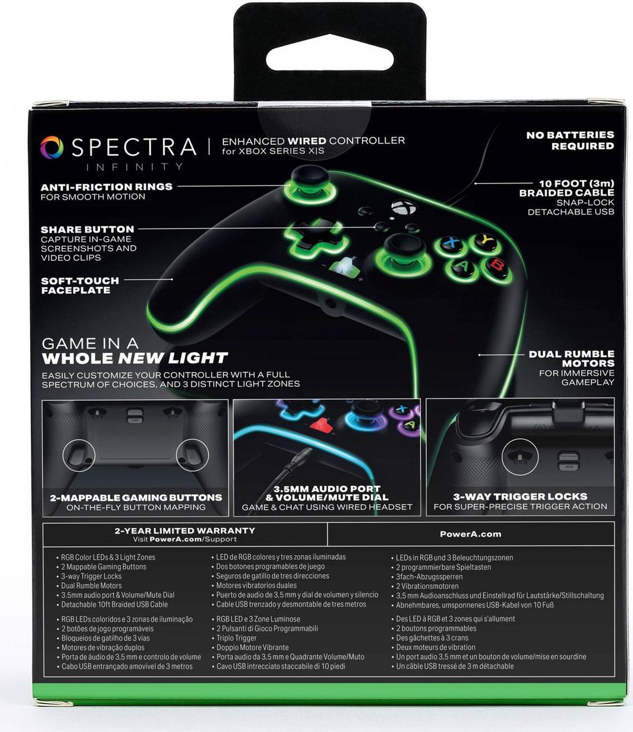 Alt view image 20 of 20 - PowerA Spectra Wired Controller for Xbox Series X/S (XBS)